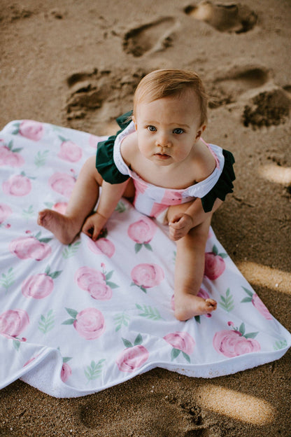 Baby Knit Hooded Towel - Grace