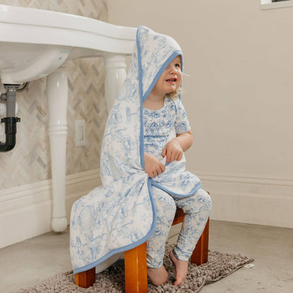 Baby Knit Hooded Towel - Vintage Carnival