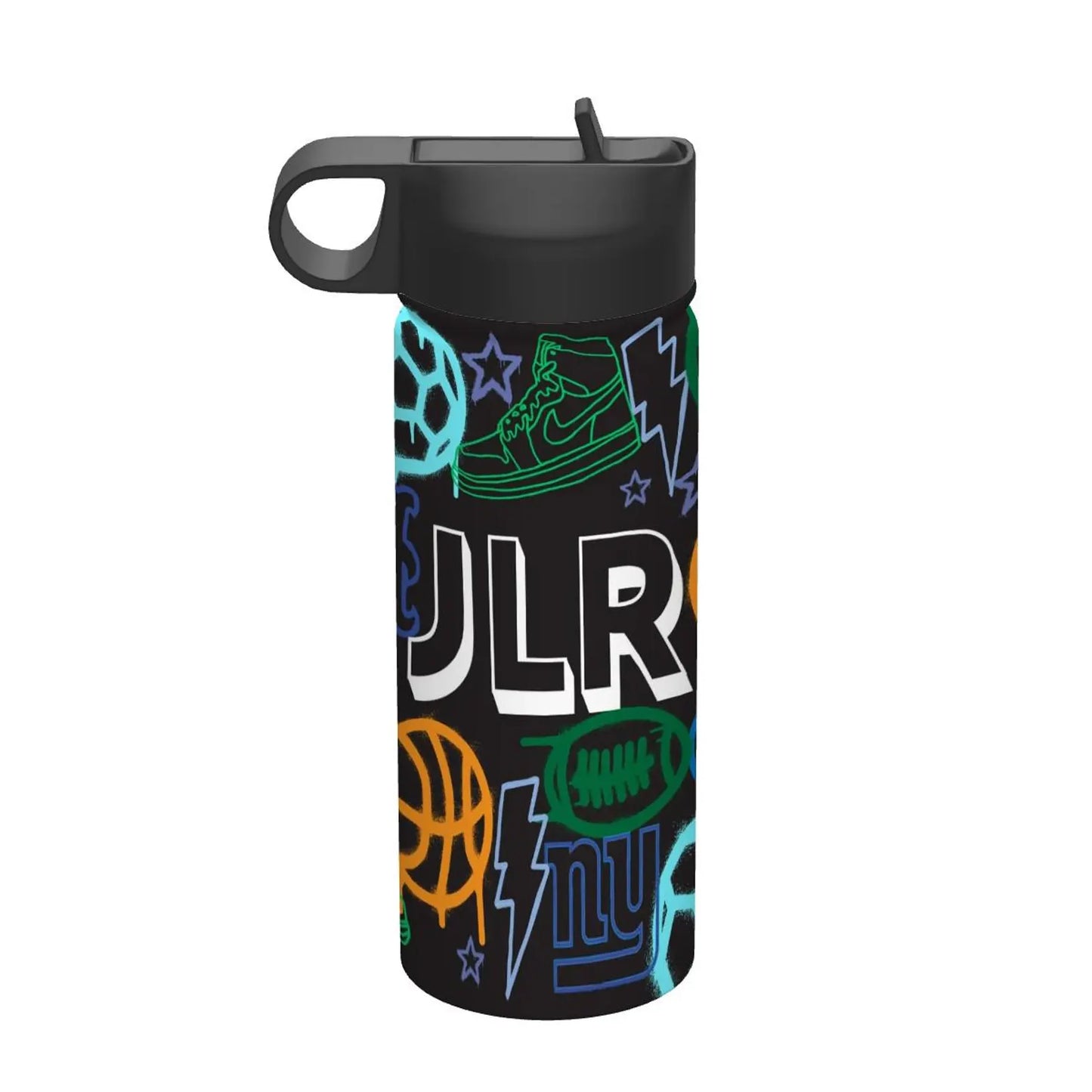 Sticker Style Water Bottle - Graffiti Sports