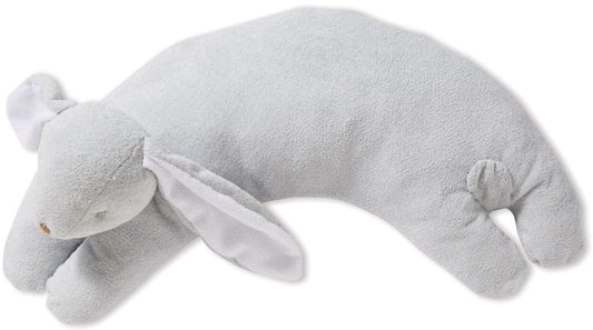Angel Dear Curved Pillow - Grey Bunny