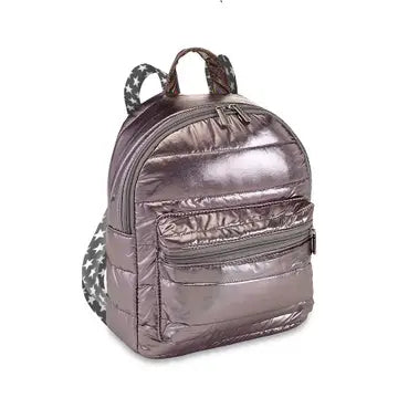 Puffer Mini Knapsack - Gunmetal/Stardust