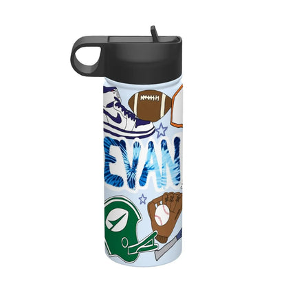 Sticker Style Water Bottle - Sports