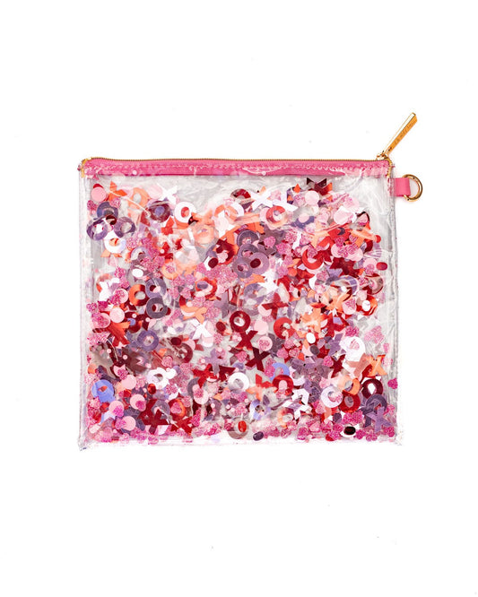 Sparkle Pouch - XO Pink