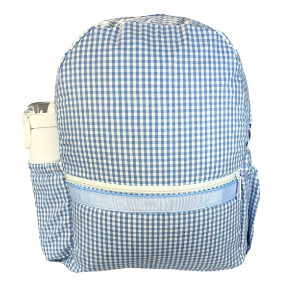 Knapsack Medium - Blue Gingham