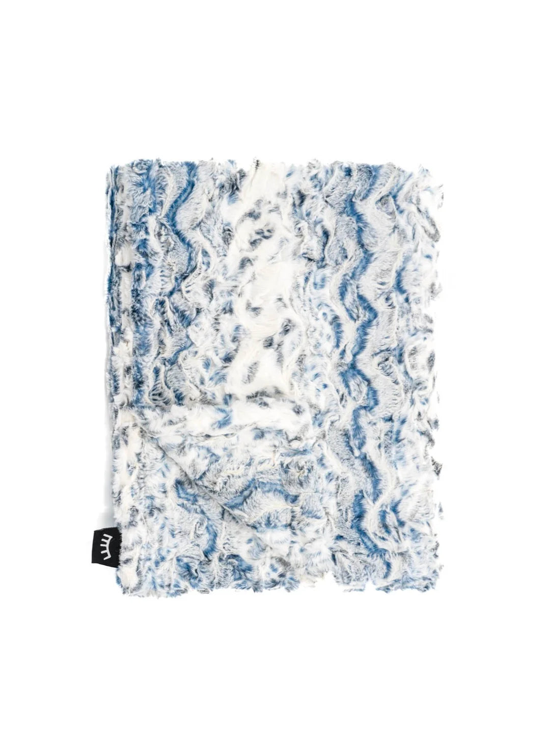 Minky Blanket Owl - Blue