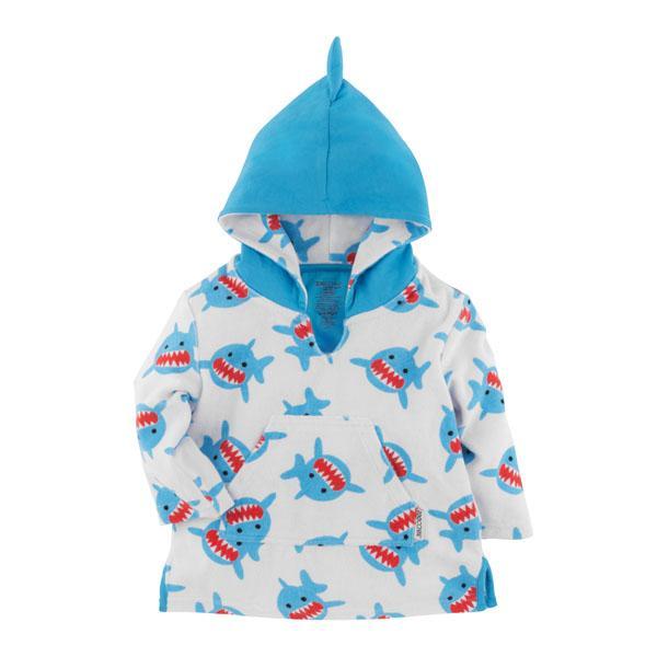 Baby Terry Swim Coverup - Shark