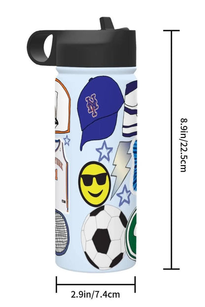 Sticker Style Water Bottle - Sports