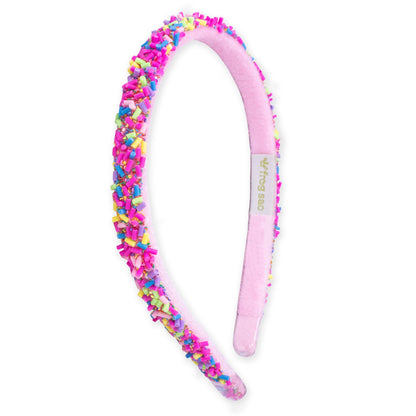 Headband - Thin Sprinkle - Pink